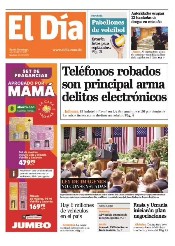 Portada impresa 20-05-2025