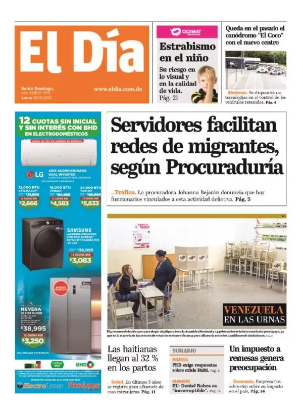 Portada impresa 26-05-2025