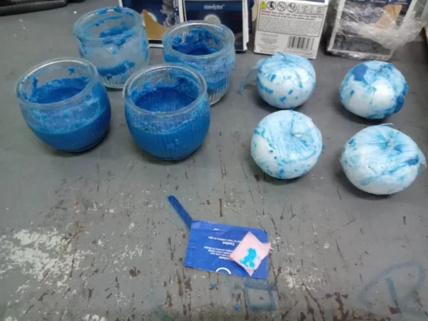 VELONES CON COCAINA-NARCOTRAFICO