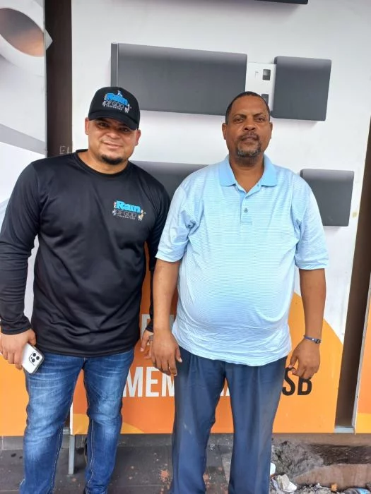Warner Madrigal y Esteban Pérez