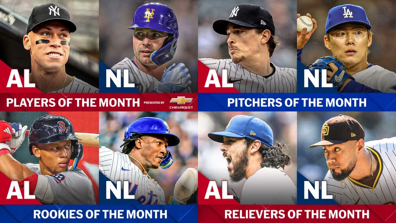 Aaron Judge y Pete Alonso son los Jugadores del Mes, a fuerza de trueno