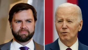 El vicepresidente de los Estados Unidos, Jd Vance, y el expresidente Joe Biden. Fuente externa