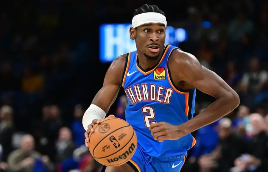Shai Gilgeous-Alexander encabeza celebración de Oklahoma City Thunder. Shai Gilgeous-Alexander encabeza celebración de Oklahoma City Thunder.