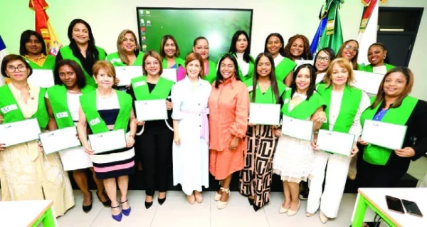 Las damas que se graduaron.