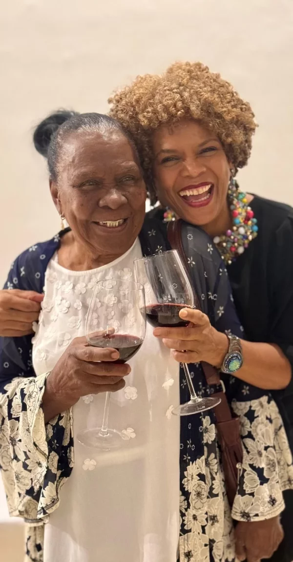 Marivell Contreras junto a su madre Ángela Severino.