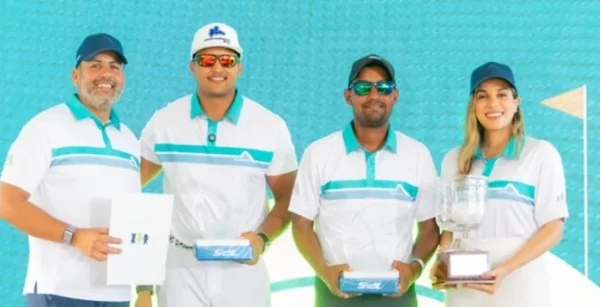 Los ganadores del torneo en  la categoría gross overall.