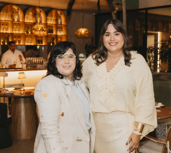 María José Manrique y Miri Cotes. María José Manrique y Miri Cotes.