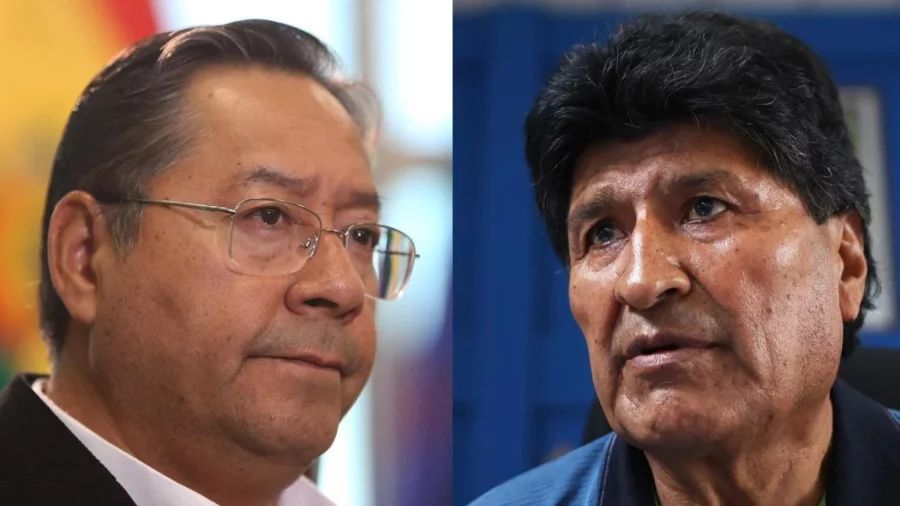 El actual presidente de Bolivia, Luis Arce, y el expresidente Evo Morales. Fuente externa El actual presidente de Bolivia, Luis Arce, y el expresidente Evo Morales. Fuente externa