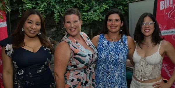 Anny Mariel Gómez, Michelle Bourdeau, Adriana Badía y Rebeca Sánchez. Fuente externa
