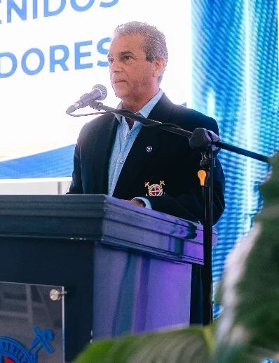 Battésimo Palamara, comodoro del Club Náutico. Fuente externa