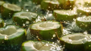 Conoce las propiedades curativas del agua de coco para la digestión