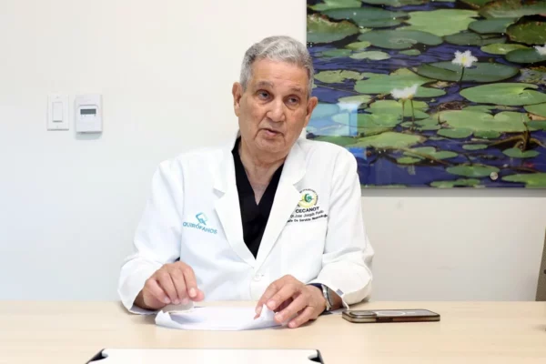 Presidente de la Ciudad Sanitaria, José Joaquín Puello, destaca la importancia de la obra para las personas más vulnerables. Alexis Monegro.