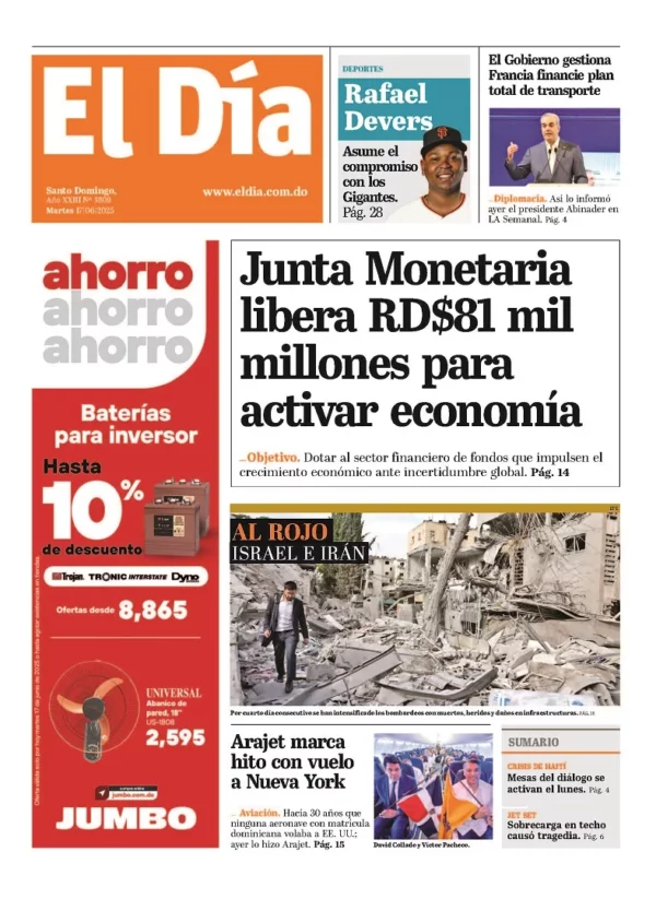 Edición impresa 17 de junio