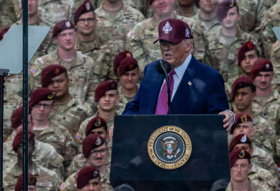 El presidente Donald Trump habló a los militares del país sobre la ética de la guerra. Fuente externa