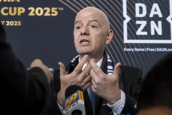 El presidente de la FIFA, Gianni Infantino,