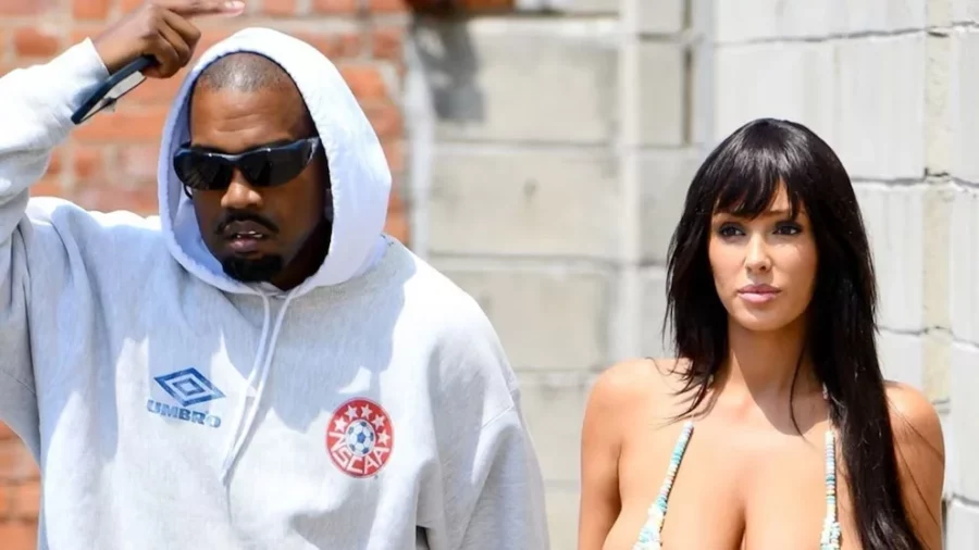 Kanye y su novia Kanye y su novia