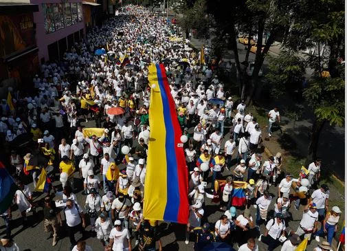 Marcha en Colombia Marcha en Colombia