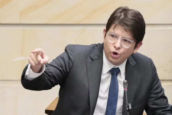 El senador y precandidato presidencial colombiano Miguel Uribe Turbay.