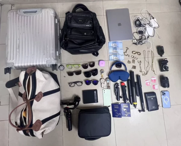 Pertenencias de ladrón