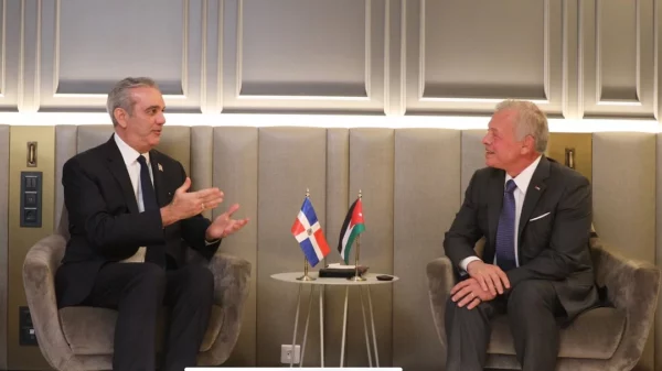 Presidente Luís Abinader y Rey de Jordania