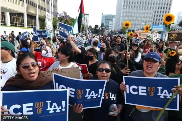 Protesta en Los Ángeles