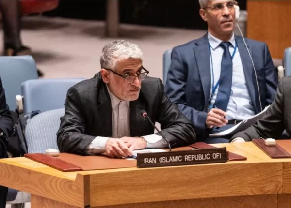 Representante de Irán ante ONU, Saeed Iravani