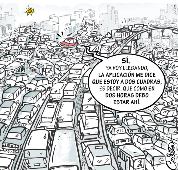 Tránsito-caricatura