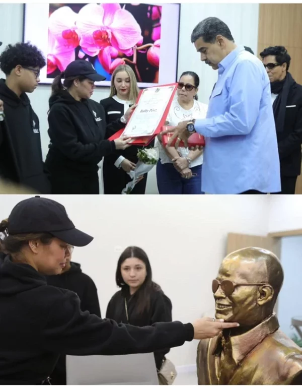 Zulinka Pérez recibe la cédula y el reconocimiento de parte de Nicolás Maduro