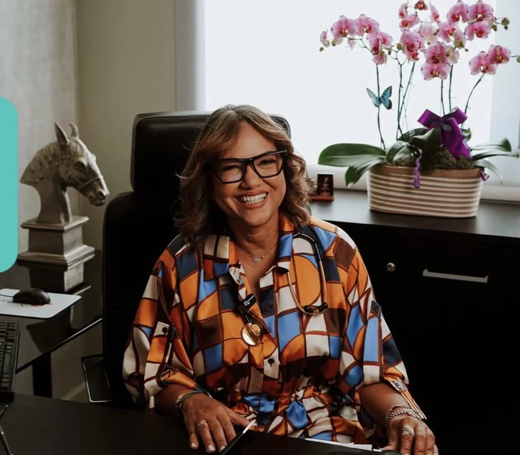 Doctora Evangelina Soler, neumóloga y expresidenta de la Sociedad Dominicana de Neumología.