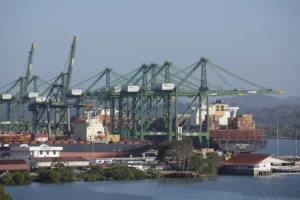 Fotografía de archivo del Puerto de Balboa en el Canal de Panamá (Panamá