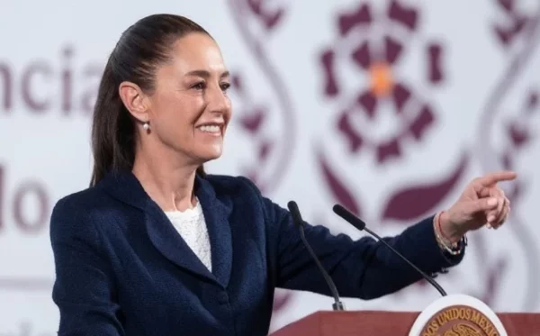 Claudia Sheinbaum lidera Morena, partido oficial de México.