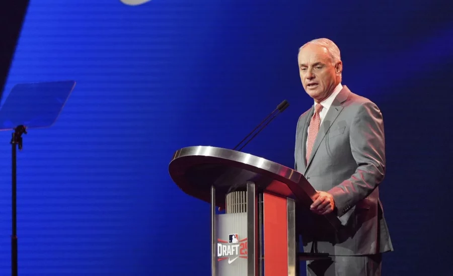 Rob Manfred, comisionado de la MLB. Rob Manfred, comisionado de la MLB.