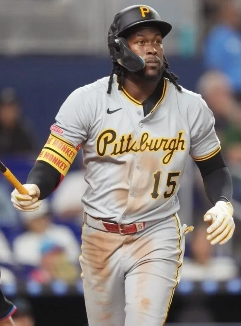 Oneil Cruz, de los Piratas de Pittsburgh. Oneil Cruz, de los Piratas de Pittsburgh.
