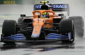 Lando Norris tras recortar la ventaja de Oscar Piastri