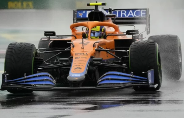 El piloto inglés Lando Norris, durante una de las carreras donde se alzó con el triunfo.