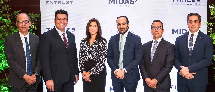 Ejecutivos de Midas Dominicana, Entrust y Thales. Ejecutivos de Midas Dominicana, Entrust y Thales.