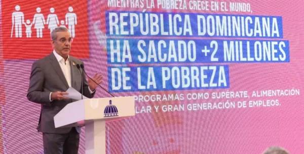El presidente Luis Abinader presentó estos datos en La Semanal con la Prensa, en el Palacio Nacional.  Duany Núñez.