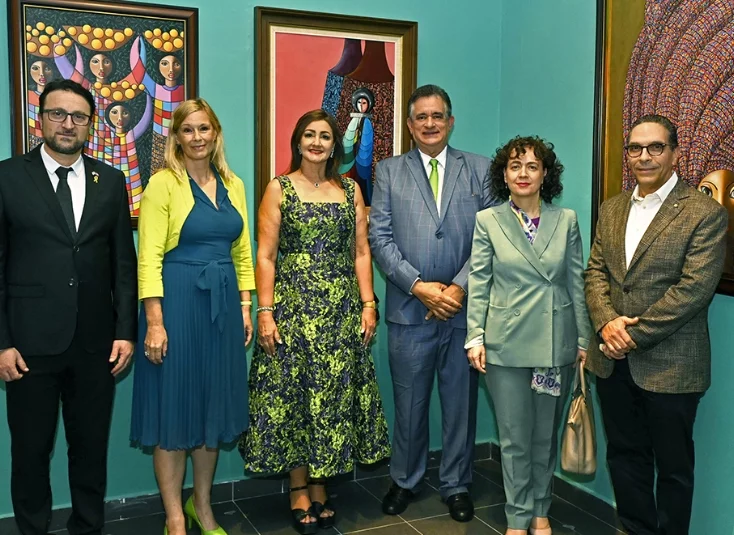 Raslan Abu Rukun, Katrin Werderman, Nancy Tavárez de Báez, Fernando Báez Guerrero, Lorea Arribalzaga y Jorge Perelló. Raslan Abu Rukun, Katrin Werderman, Nancy Tavárez de Báez, Fernando Báez Guerrero, Lorea Arribalzaga y Jorge Perelló.