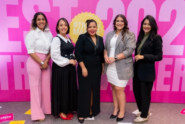 Nerys Terrero, Betsy Almonte, Marielle Araújo, Betzaida Matos y Zaida Henríquez.