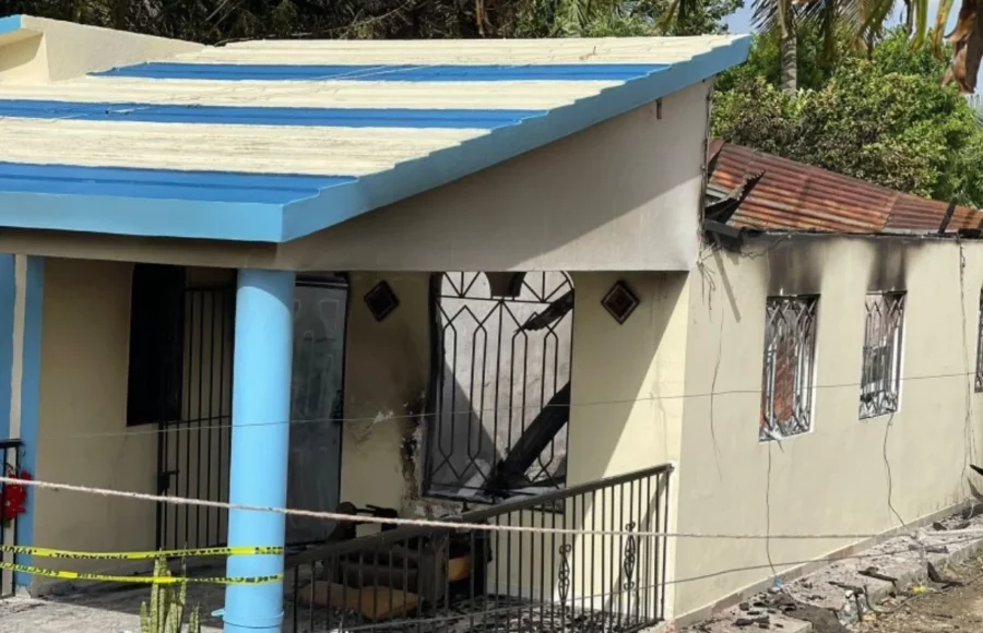 El incendio ocurrió la madrugada del pasado lunes en la comunidad Don Pedro.