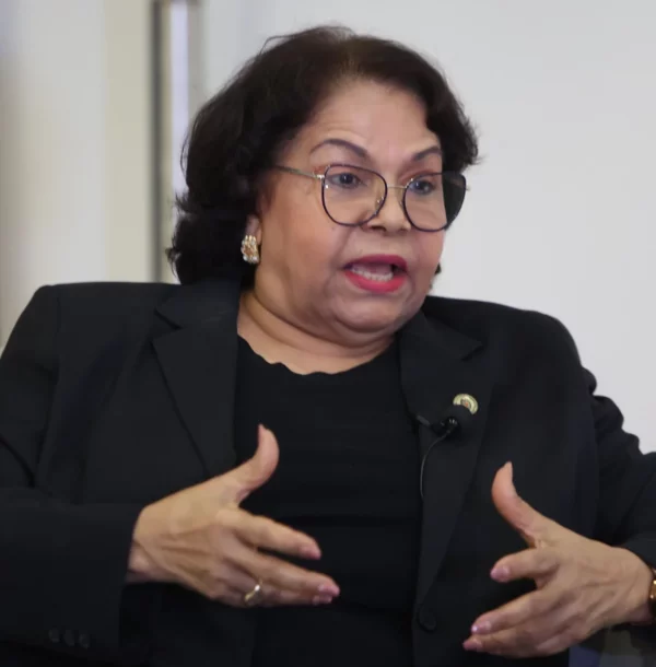 Emma Polanco Melo, presidente de la Cámara de Cuentas,  habla de avances en la entidad.