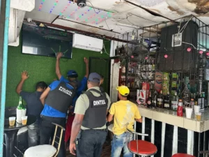 El allanamiento ejecutado en La Romana.