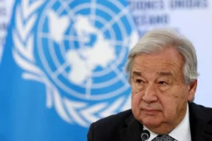 El secretario general de la ONU, António Guterres