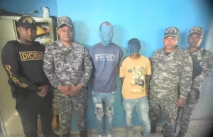 Detenidos por la Policía Nacional en Barahona.