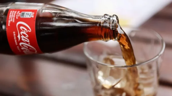 Botella de coca cola