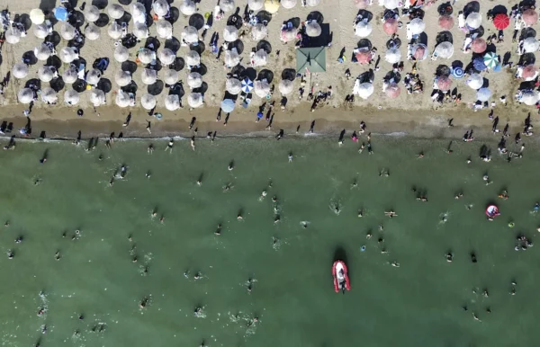 Ola de calor máxima.