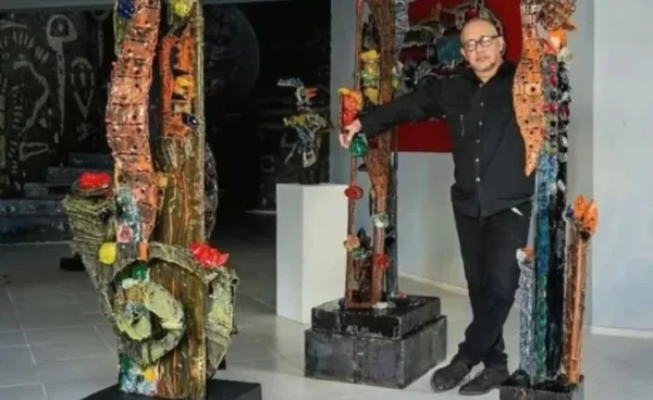 Cristian Tiburcio, artista plástico y ceramista.