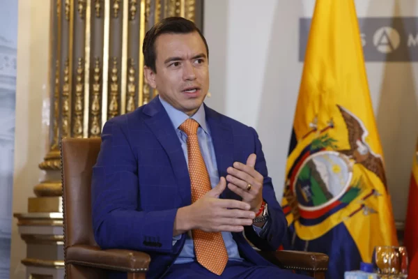 Presidente de Ecuador, Daniel Noboa.
