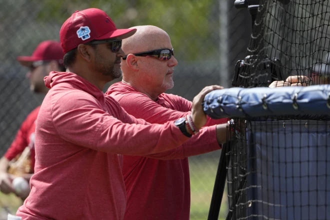 Dave Martinez y Mike Rizzo Dave Martinez y Mike Rizzo