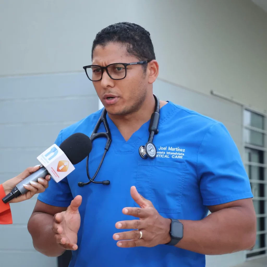 Dr. Joel Martínez, subdirector del Hospital Municipal de Verón